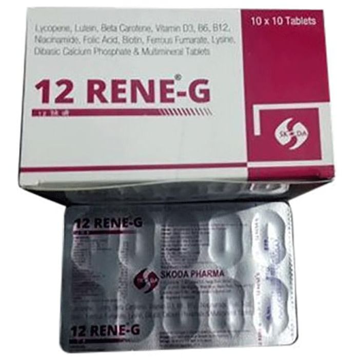 12 Rene-G Tablet
strip of 10 tablets