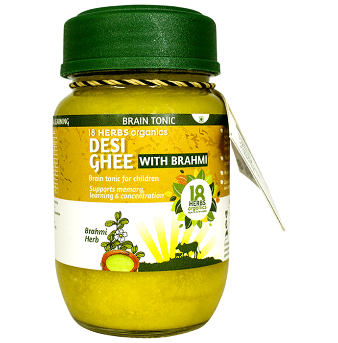 18 Herbs Organics Desi Ghee with Brahmi
jar of 200 ml Paste
