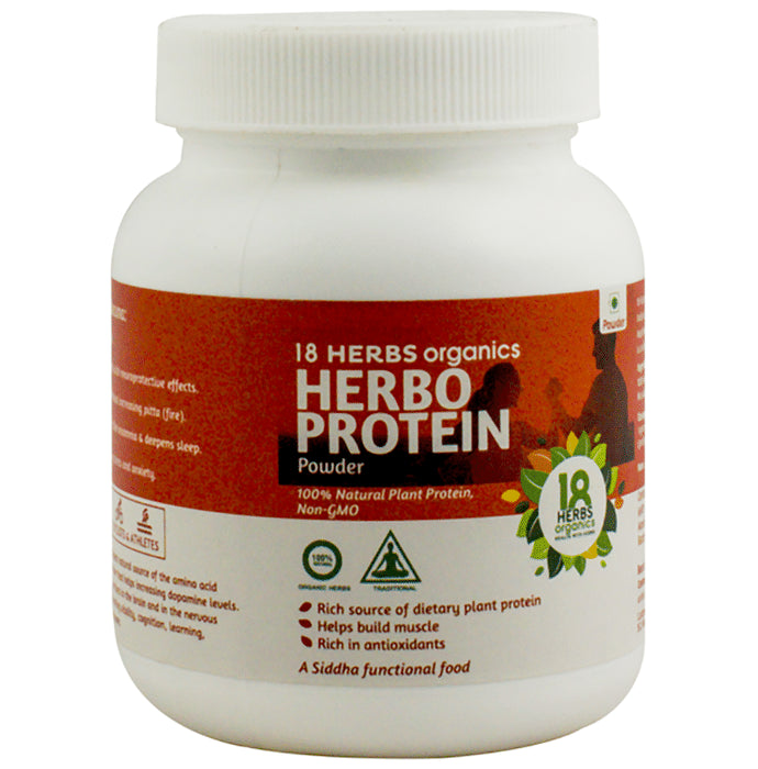 18 Herbs Organics Herbo Protein Powder
jar of 100 gm Powder