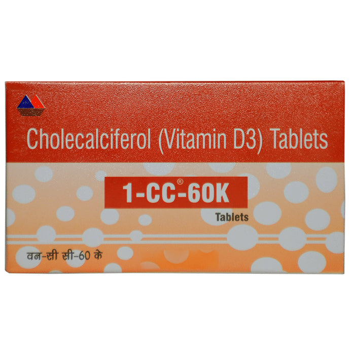 1-CC 60K Tablet
strip of 8 tablets
