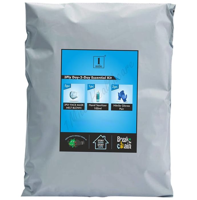 1Mile 3Ply Day-2-Day Essential Kit
packet of 1 Kit