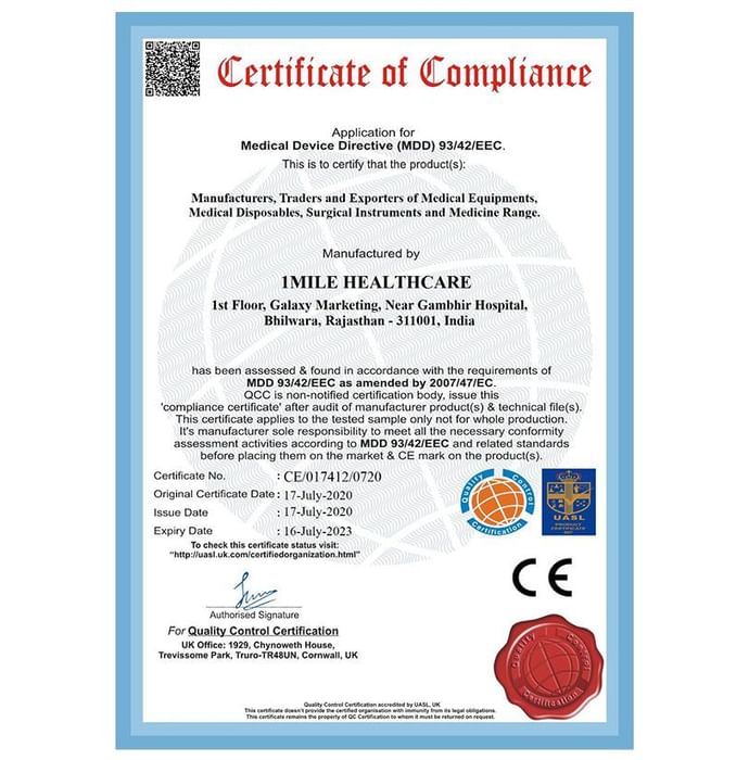 1Mile Household Glove Universal
box of 50 Pair of Gloves