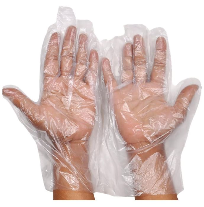 1Mile Plastic Glove Universal
box of 100 Gloves