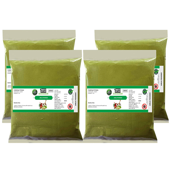 1ratti Amla Powder (1000gm Each)
combo pack of 4 Packs