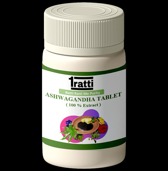 1ratti Ashwagandha Tablet
bottle of 60 tablets