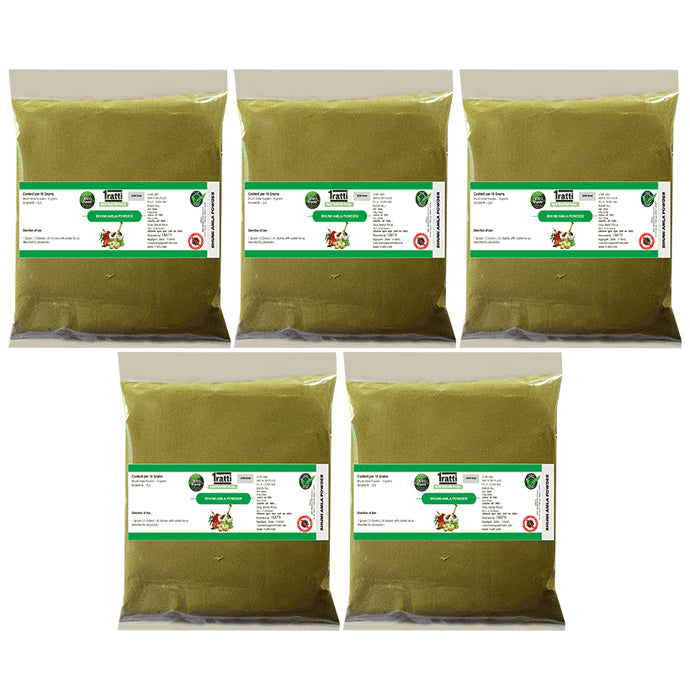 1ratti Bhumi Amla Powder (1000gm Each)
combo pack of 5 Packs