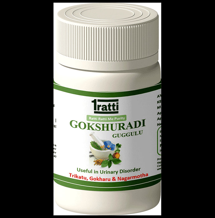 1ratti Gokshuradi Guggulu Tablet
bottle of 120 tablets