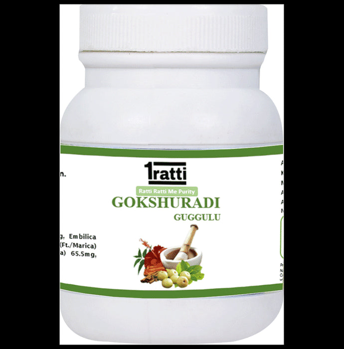 1ratti Gokshuradi Guggulu Tablet
bottle of 250 tablets