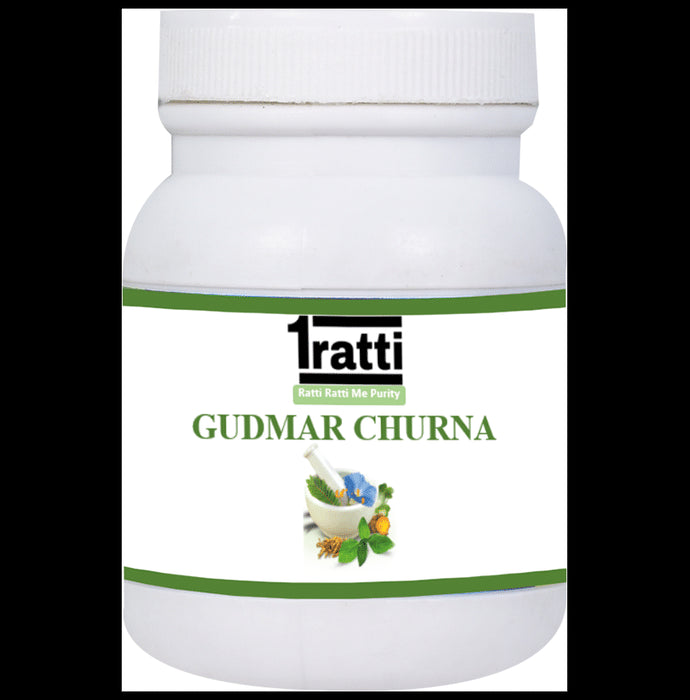 1ratti Gudmar Churna
bottle of 100 gm Churna