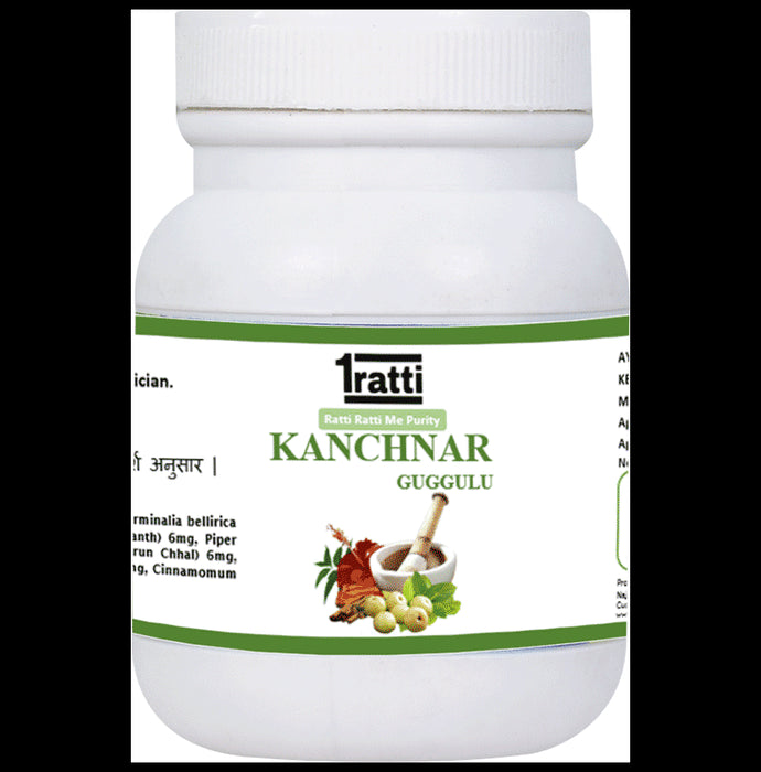 1ratti Kanchnar Guggulu Tablet
bottle of 250 tablets