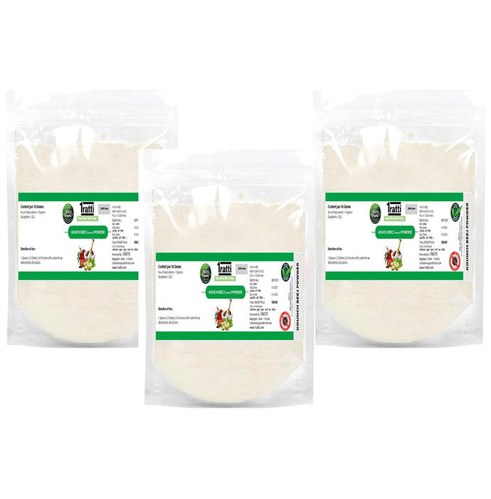 1ratti Kounch Beej (Safed) Powder (1000gm Each)
combo pack of 3 Packs