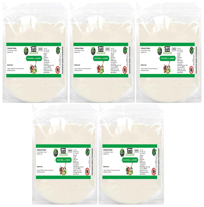 1ratti Kounch Beej (Safed) Powder (1000gm Each)
combo pack of 5 Packs