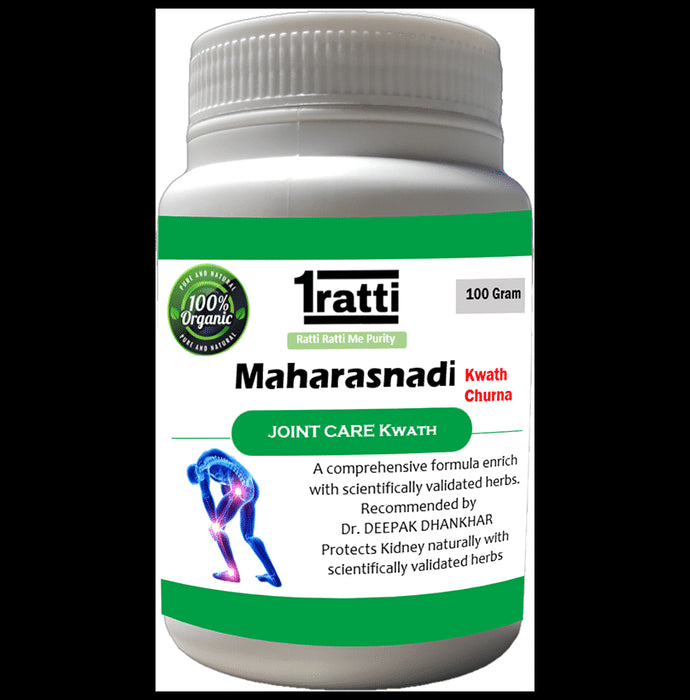 1ratti Maharasnadi Kwath Churna (100gm Each)
combo pack of 2 bottles