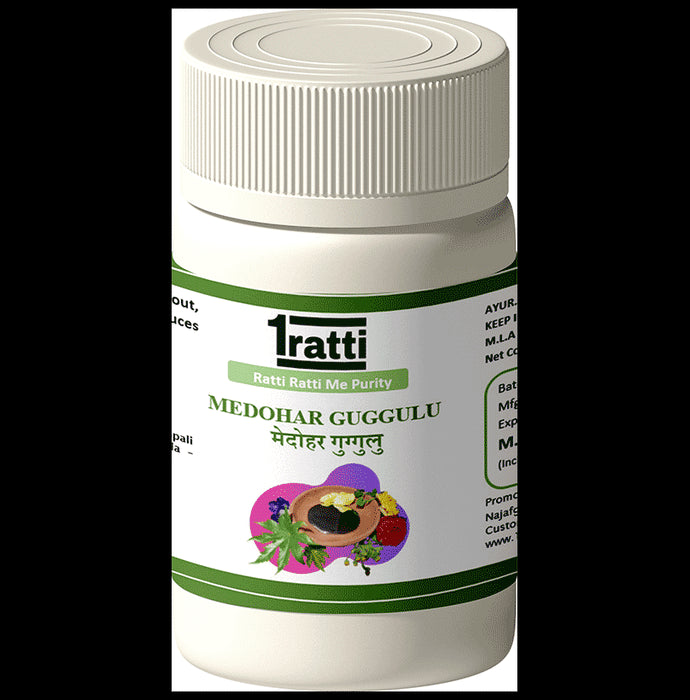 1ratti Medohar Guggulu
bottle of 120 tablets