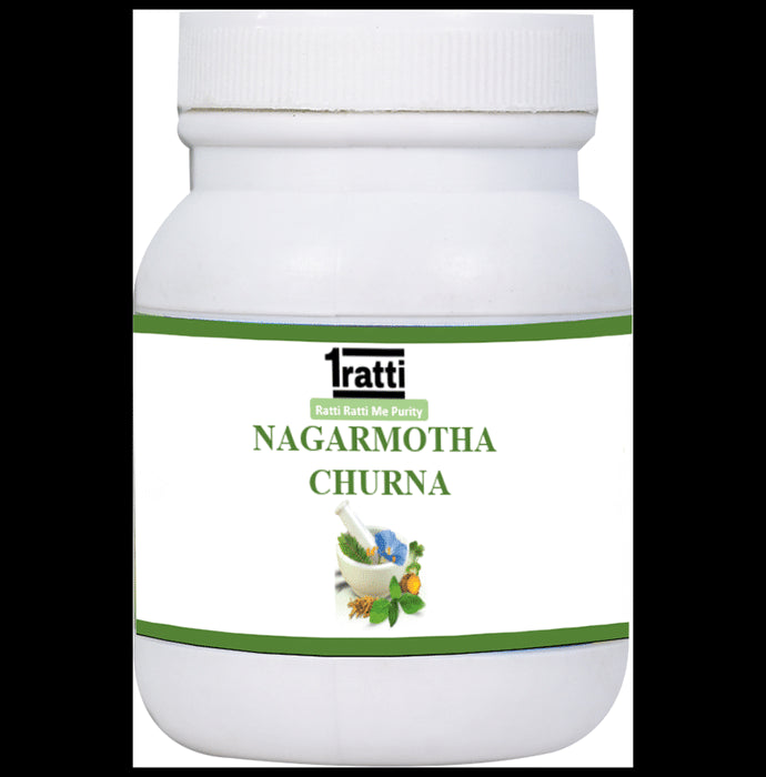 1ratti Nagarmotha Churna
bottle of 100 gm Churna