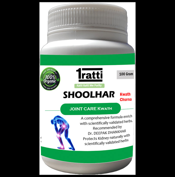1ratti Shoolhar Kwath Churna (100gm Each)
combo pack of 2 bottles