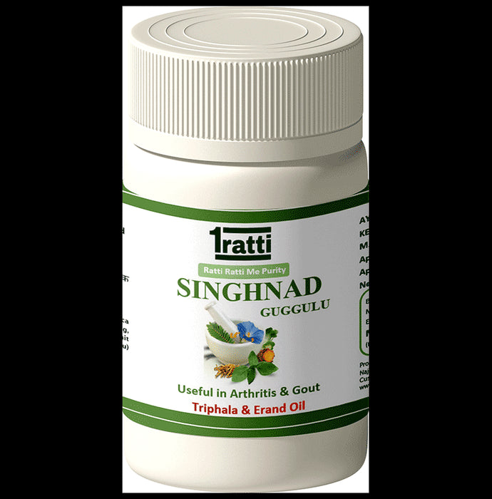 1ratti Singhnad Guggulu
bottle of 120 tablets