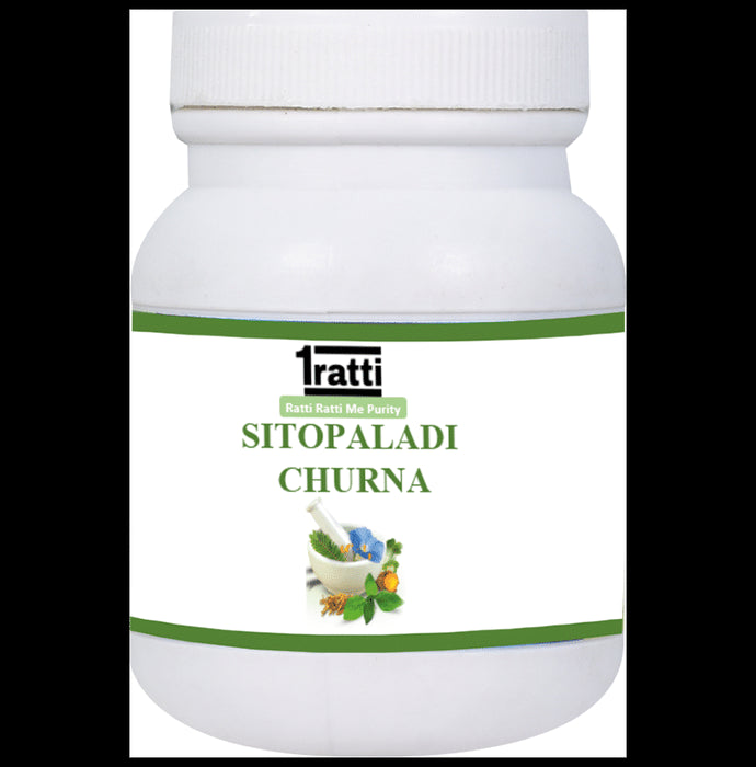 1ratti Sitopaladi Churna
bottle of 100 gm Churna