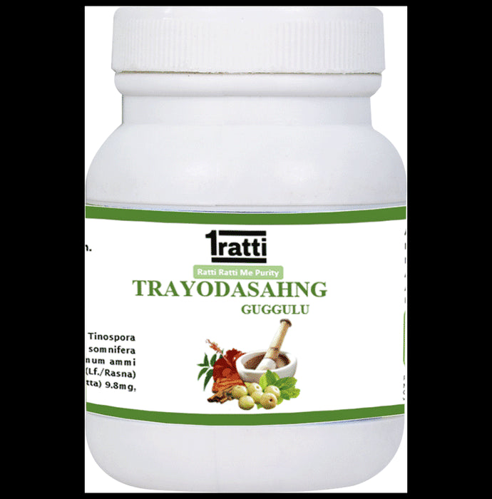 1ratti Trayodashang Guggulu
bottle of 250 tablets
