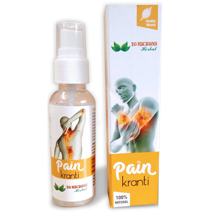 20 Microns Herbal Pain Kranti Spray
bottle of 50 ml Spray