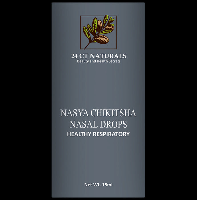 24 CT Naturals Nasya Chikitsha Nasal Drops
bottle of 15 ml Nasal Drops