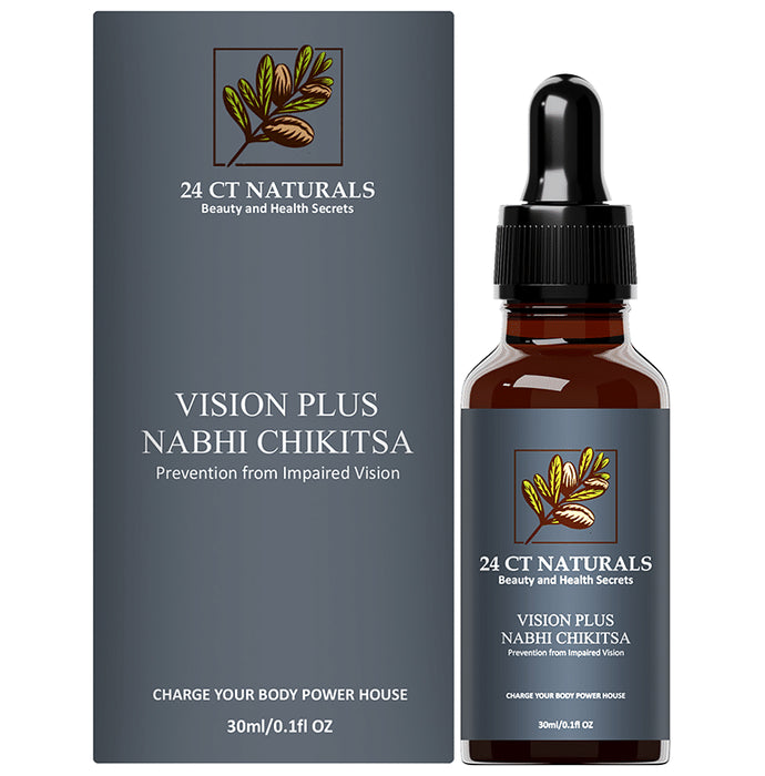 24 CT Naturals Vision Plus Nabhi Chikitsa
bottle of 30 ml Oil