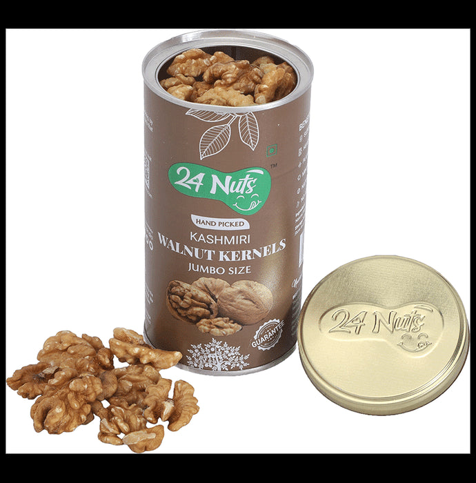 24 Nuts Hand Picked Kashmiri Walnut Kernels
Tin of 250 gm Dry Fruits