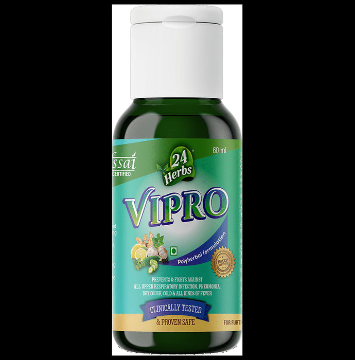 24Herbs Vipro Polyherbal Formulation
bottle of 60 ml Liquid