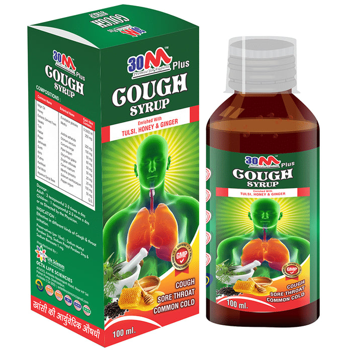 30M Plus Cough Syrup (100ml Each)
box of 1 Bottle