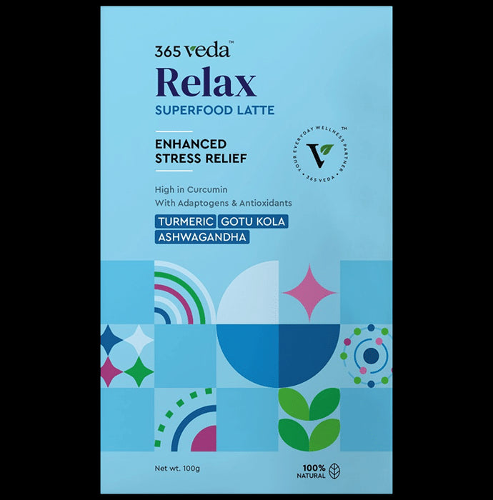 365 Veda Relax Superfood Latte
box of 100 gm Powder
