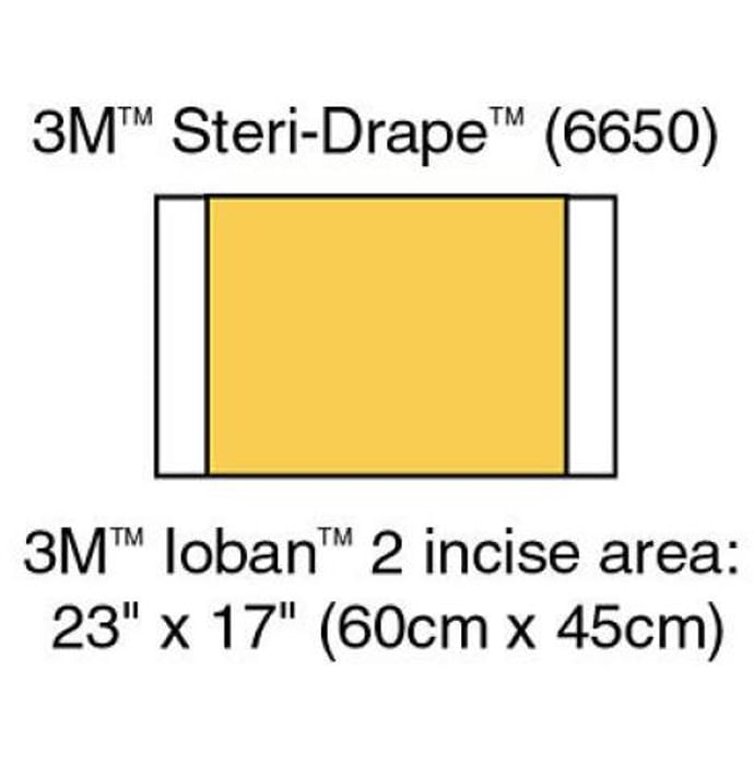 3M 6650 Ioban Antimicrobial Incise Drapes
box of 10 bandages