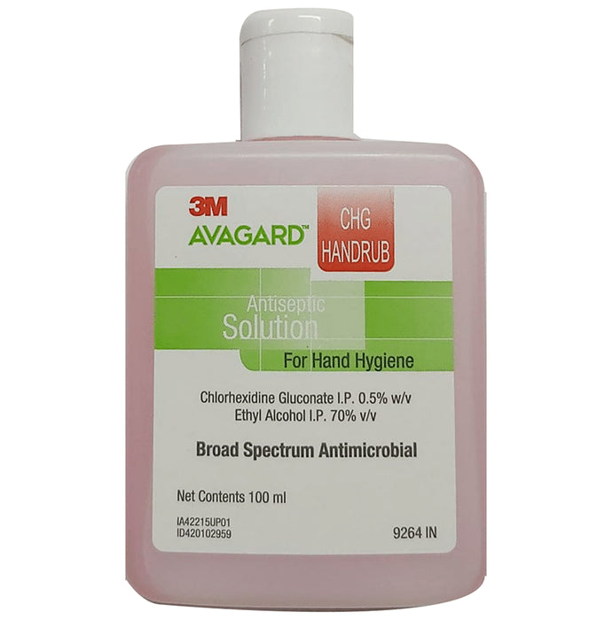 3M Avagard CHG Handrub Hand Sanitizer Antiseptic Solution
bottle of 100 ml Sanitizer