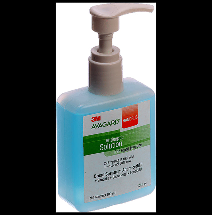 3M Avagard Handrub Hand Sanitizer Antiseptic Solution
pump bottle of 100 ml Sanitizer