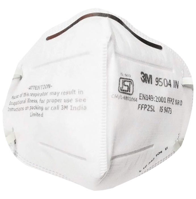 3M 9504 IN Particulare Respirator Mask White
packet of 100 masks