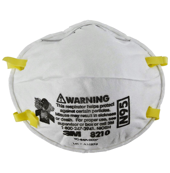 3M N95 8210 Particulate Respirator Mask
box of 20 masks