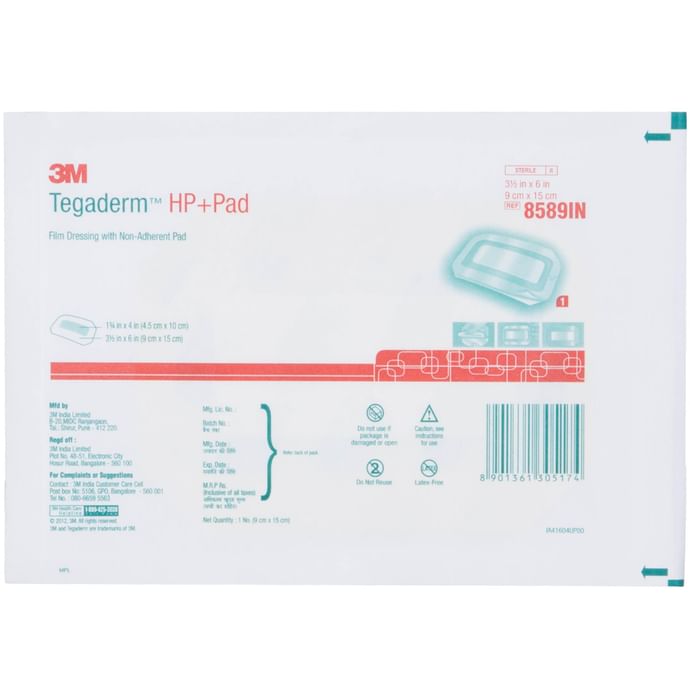 3M Tegaderm HP+ Pad 8589IN
packet of 25 films