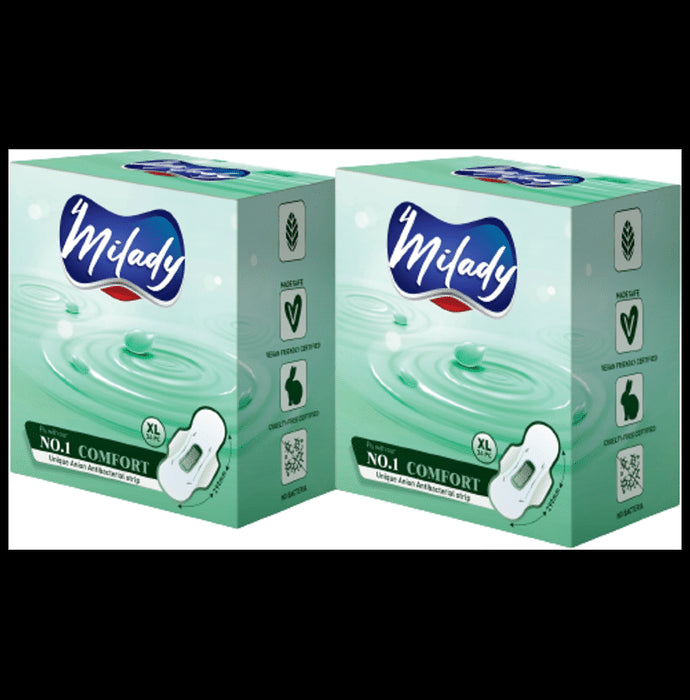 4Milady Comfort Sanitary Pads (34 Each) XL
combo pack of 2 boxes