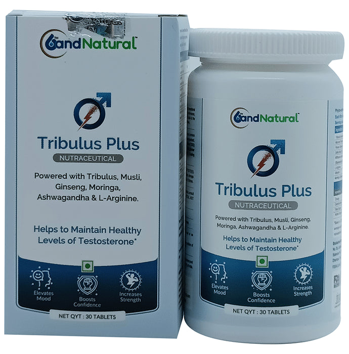 6th and Natural Tribulus Plus Tablet
bottle of 30 tablets