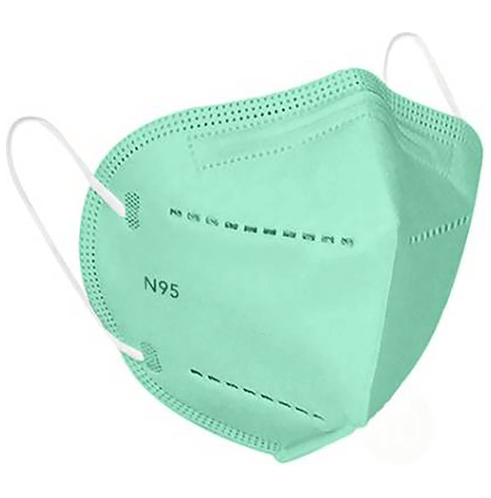 7 Shield 5 Layered N 95 Mask Green
packet of 5 masks