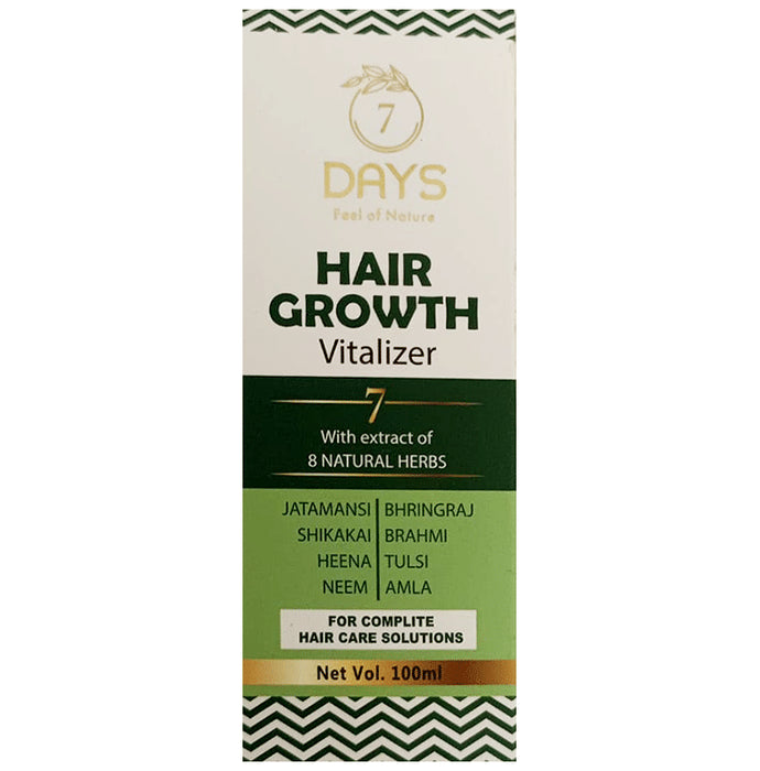 7Days Hair Growth Vitalizer Oil
bottle of 100 ml Oil
