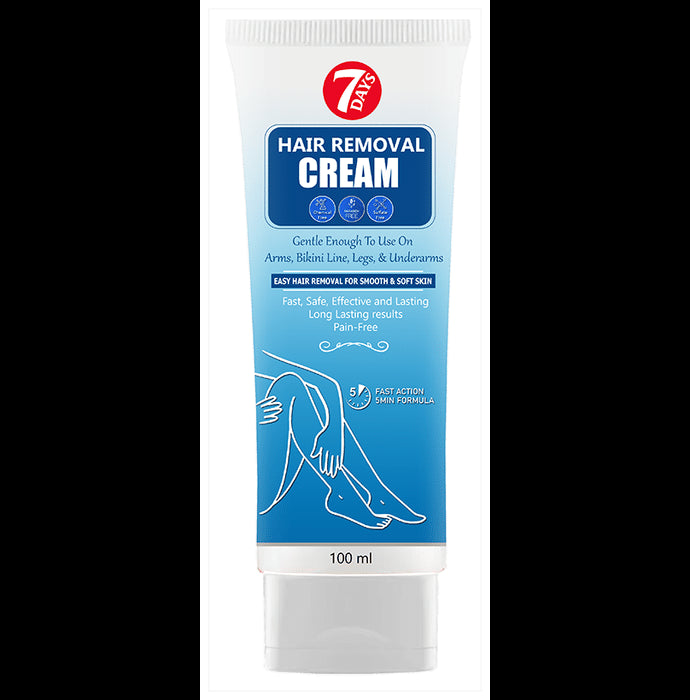 7Days Hair Removal Cream
tube of 100 ml Cream