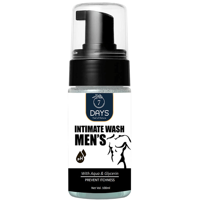 7Days Intimate Wash Men's
pump bottle of 100 ml Liquid