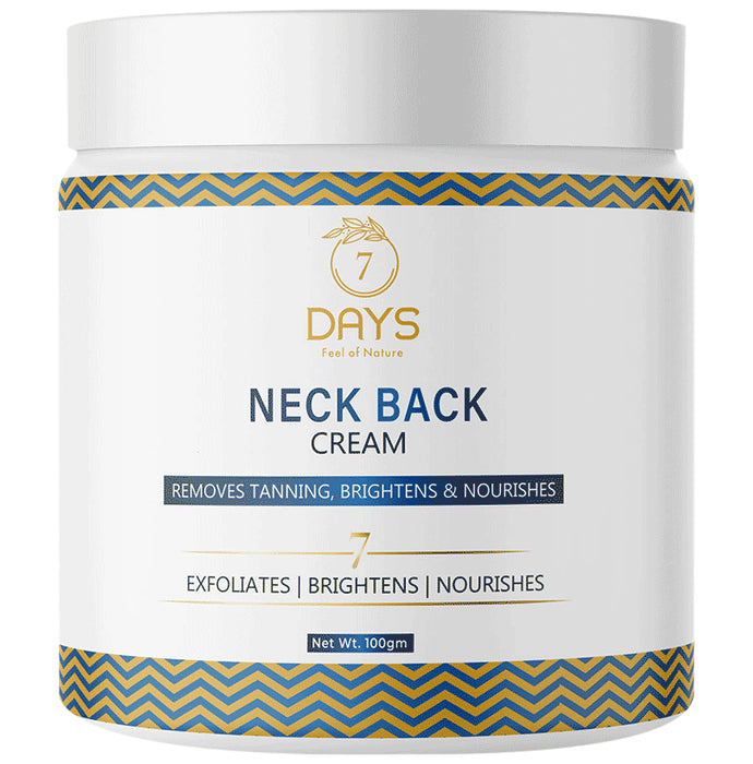 7Days Neck Back Cream
jar of 100 gm Cream
