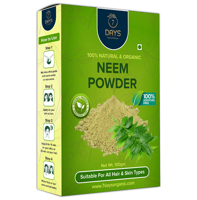 7Days Neem Powder
box of 100 gm Powder