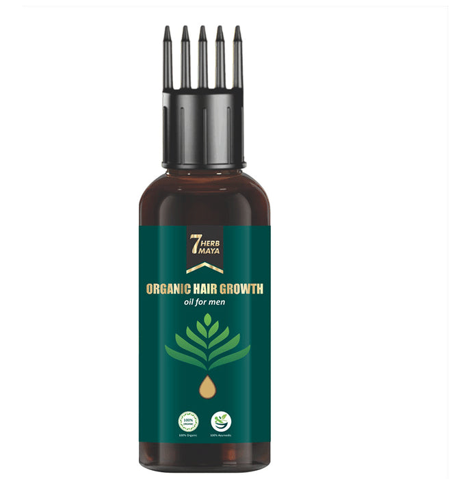 7Herbmaya Organic Hair Growth Oil for Men
bottle of 100 ml Oil