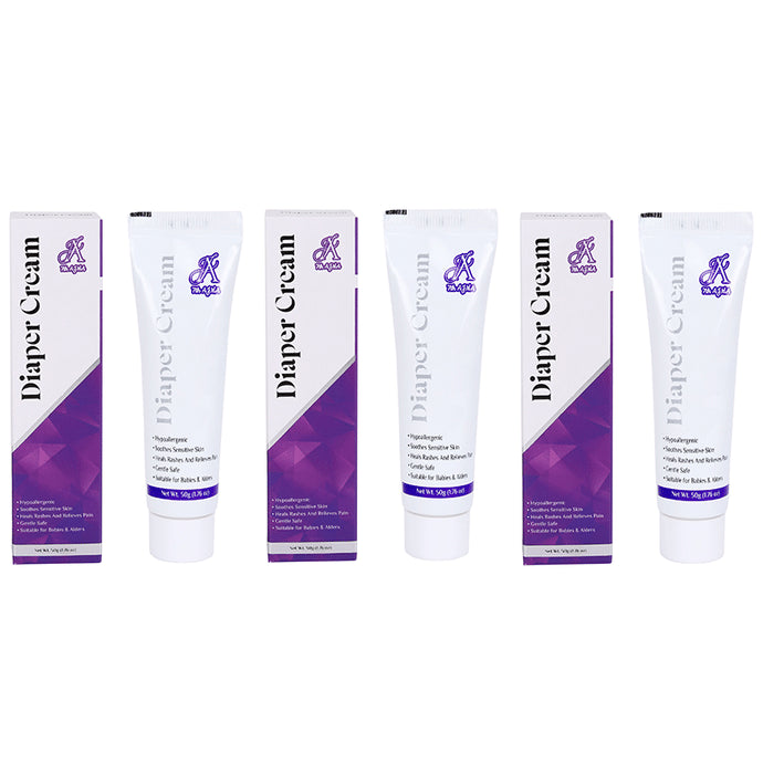 7thAjma Diaper Cream (50g Each)
combo pack of 3 Packs