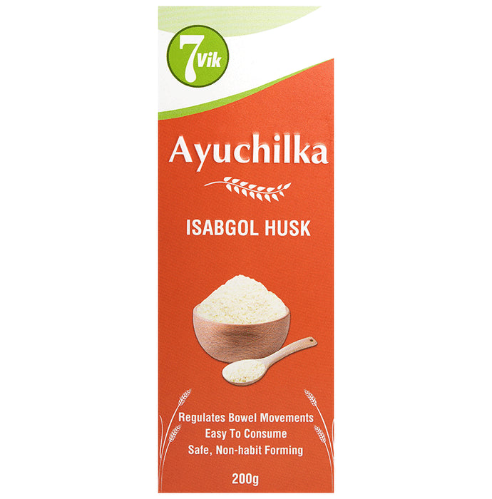 7vik Ayuchilka Isabgol Husk
box of 200 gm Husk