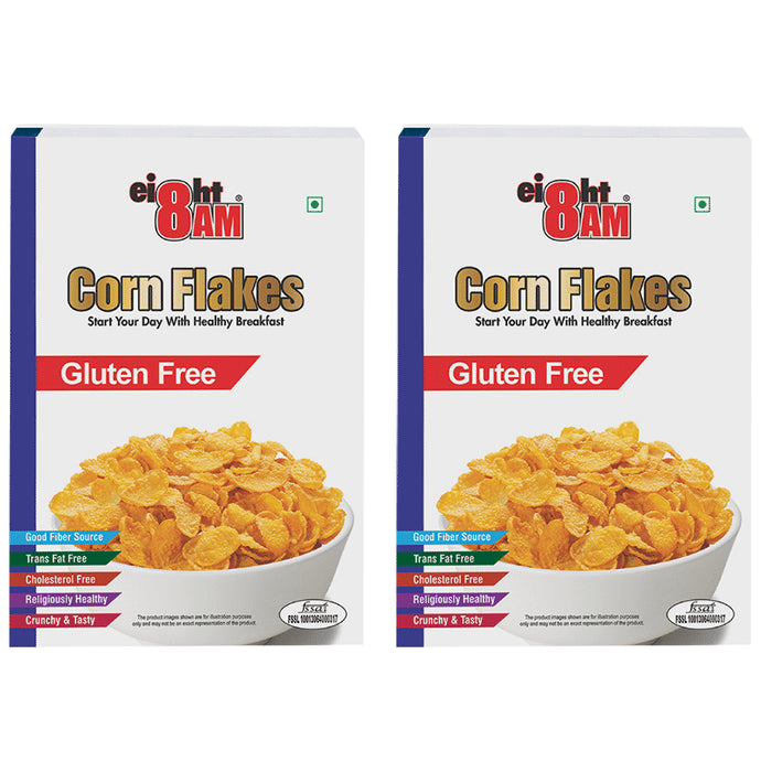 8AM Corn Flakes (300gm Each) Gluten Free
combo pack of 2 boxes