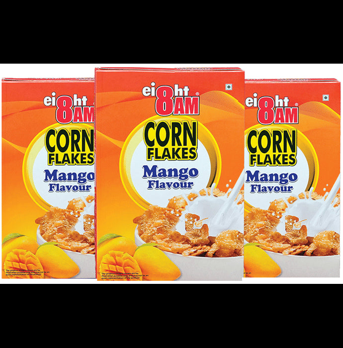8AM Corn Flakes (300gm Each) Mango
combo pack of 3 boxes