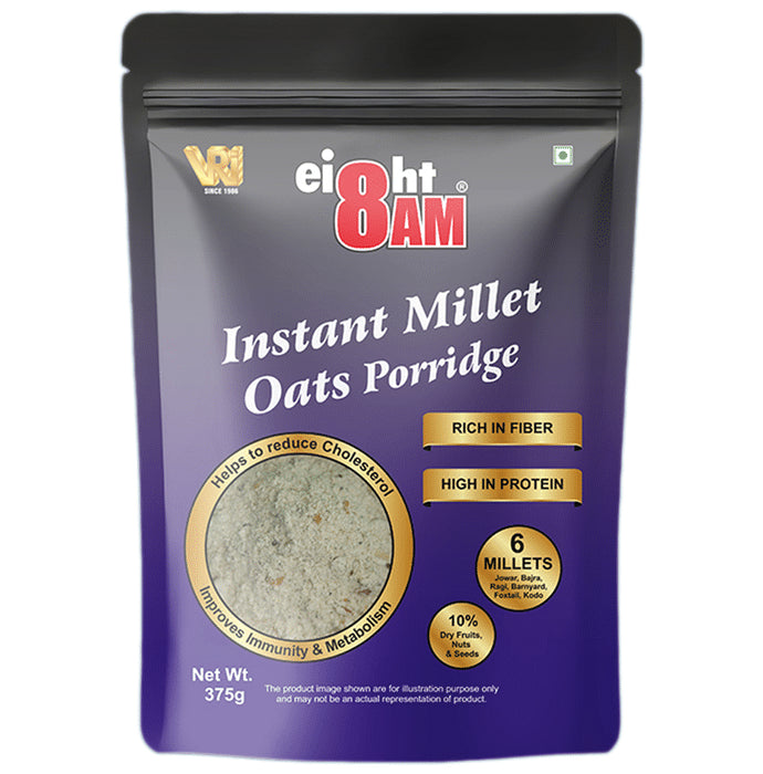 8AM Instant Millet Porridge Oats
packet of 375 gm Pack